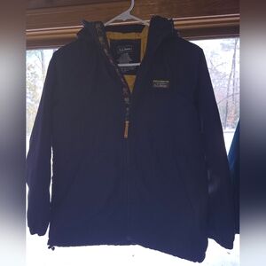 LL Bean Boys Midweight Hooded Jacket - Size Large - 14/16